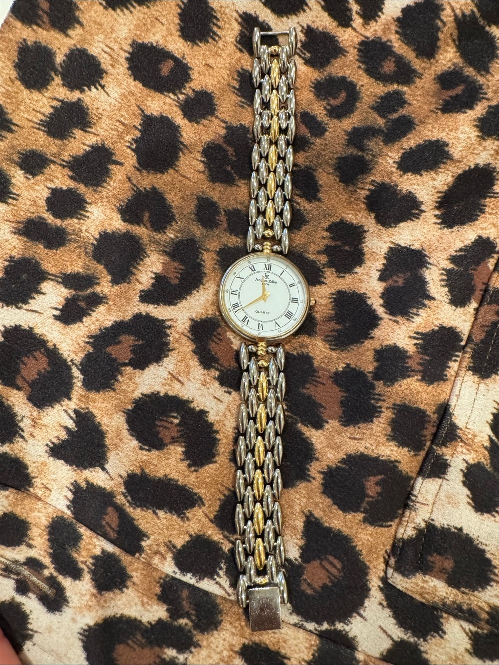 Vintage Two-Tone Women’s Quartz Bracelet Watch - Gold & Silver